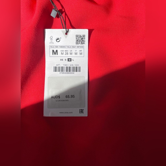 ZARA dress in RED brand new - Picture 10 of 10